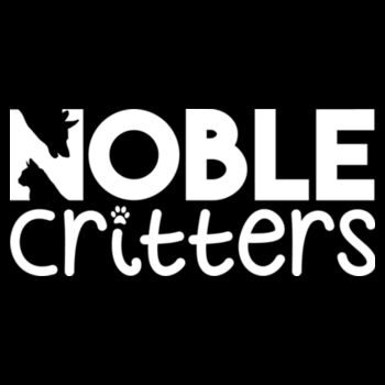 NOBLE CRITTERS LOGO - PREMIUM WOMEN'S FITTED S/S TEE - BLACK Design
