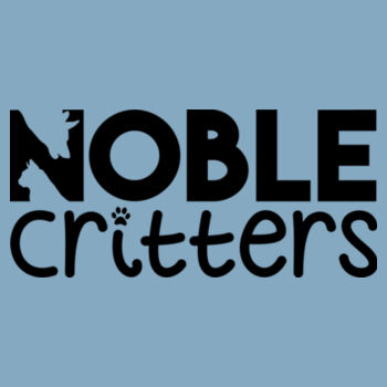 NOBLE CRITTERS LOGO - TODDLER PREMIUM T-SHIRT - LIGHT BLUE Design