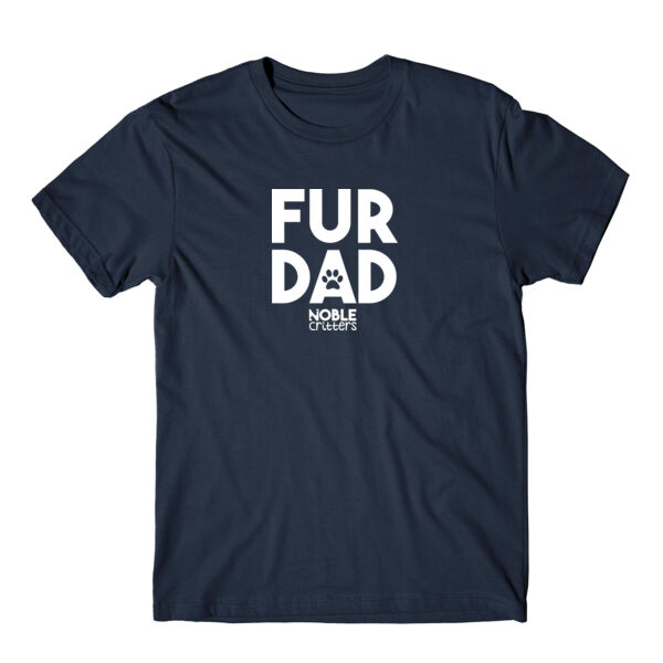 FUR DAD - PREMIUM UNISEX S/S TEE - MIDNIGHT NAVY Thumbnail