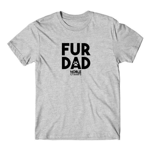 FUR DAD - PREMIUM UNISEX S/S TEE - LIGHT GRAY HEATHER Thumbnail