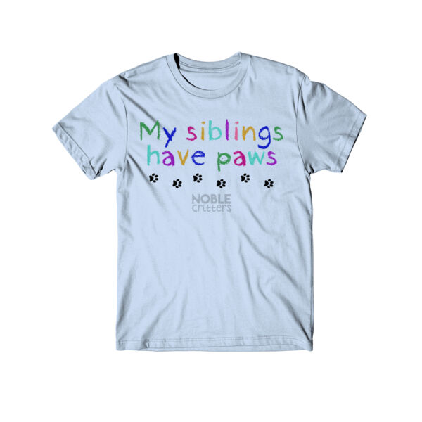 MY SIBLINGS HAVE PETS - TODDLER PREMIUM T-SHIRT - LIGHT BLUE Thumbnail