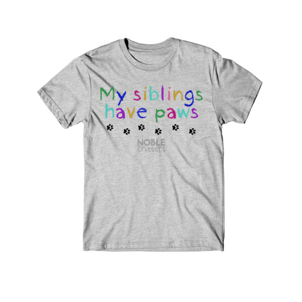 MY SIBLINGS HAVE PETS - TODDLER PREMIUM T-SHIRT - LIGHT GRAY HEATHER Thumbnail