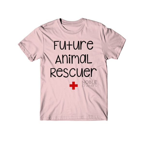 FUTURE ANIMAL RESCUER - TODDLER PREMIUM T-SHIRT - LIGHT PINK Thumbnail
