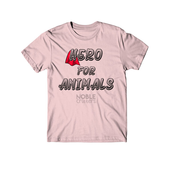 HERO FOR ANIMALS - TODDLER PREMIUM T-SHIRT - LIGHT PINK Thumbnail