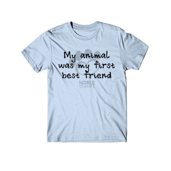 FIRST BEST FRIEND - TODDLER PREMIUM T-SHIRT - LIGHT BLUE Thumbnail