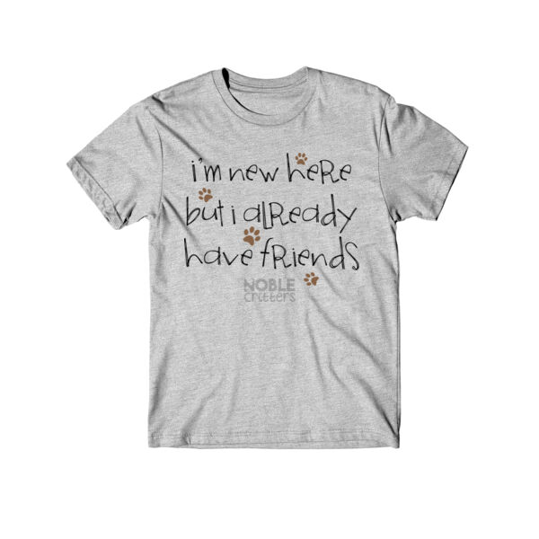 I ALREADY HAVE FRIENDS - TODDLER PREMIUM T-SHIRT - LIGHT GRAY HEATHER Thumbnail