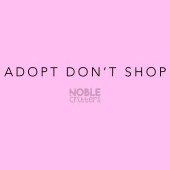 ADOPT DON'T SHOP - PREMIUM WOMEN'S FITTED S/S TEE -  Design